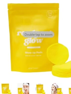 Yellow Glow Up Pads - Exfoliating Cleanser Pads